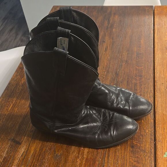 Mens vintage evenin star dancing cowboy boots size 12 - Picture 2 of 10